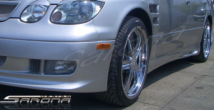 Custom Lexus GS300/400 Side Skirts  Sedan (1998 - 2005) - $590.00 (Part #LX-001-SS)